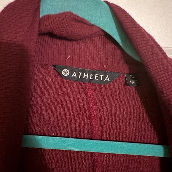 Athleta Maroon wrap cardigan - Picture 4 of 4